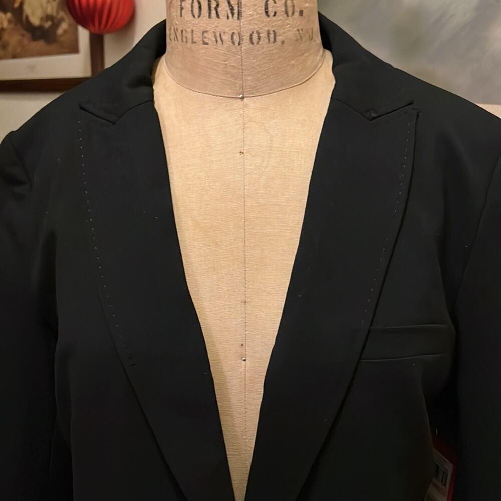Women's Vince Camuto Black One Button Blazer Jacket NWT Size 10 - Picture 3 of 13
